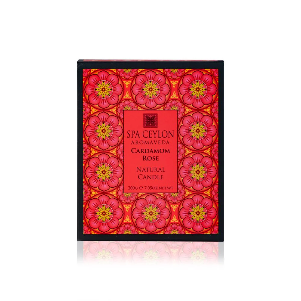 Cardamom Rose - Natural Candle - 200g - Image 4