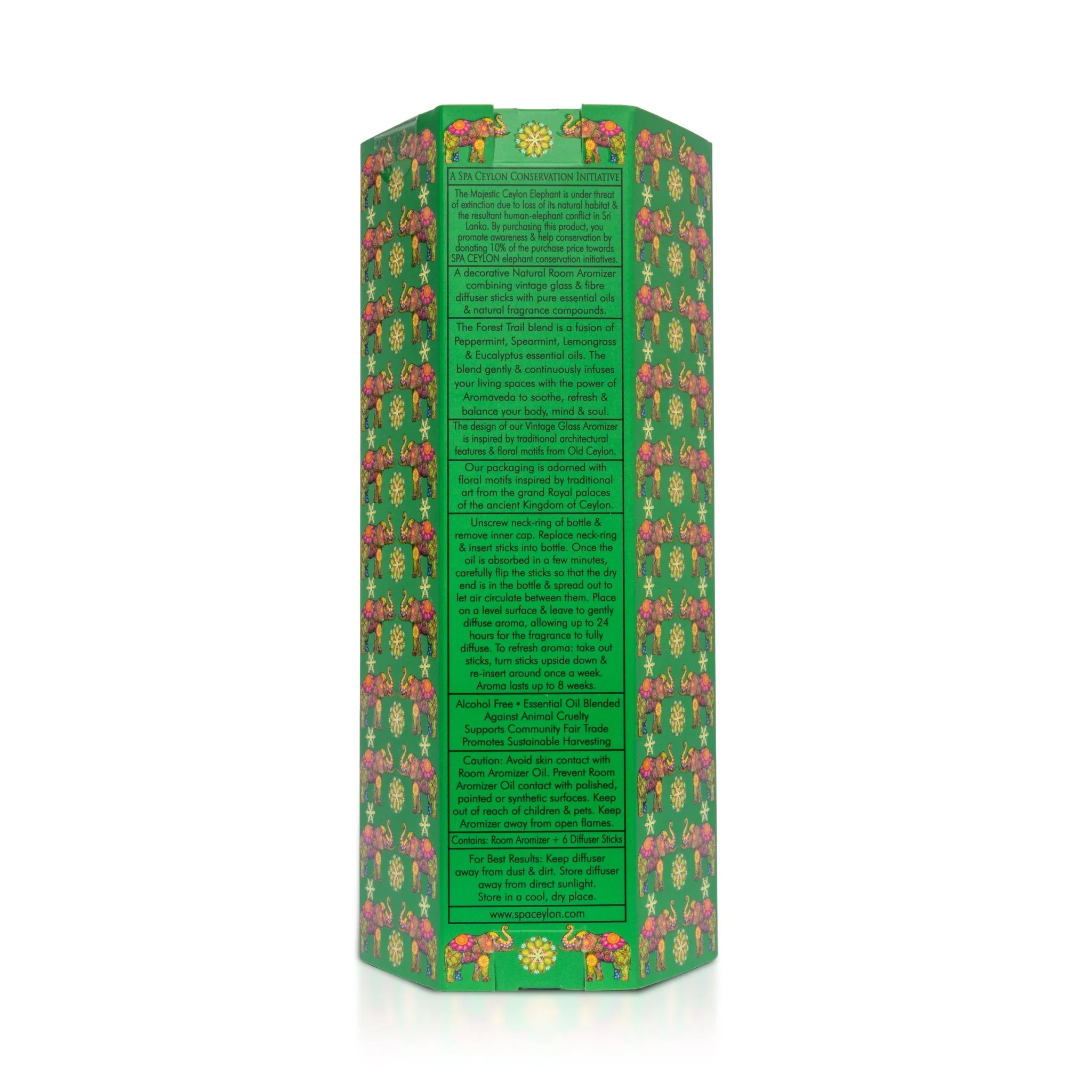 Ceylon Elephant - Forest Trail - Natural Room Aromizer - 50ml - Image 3