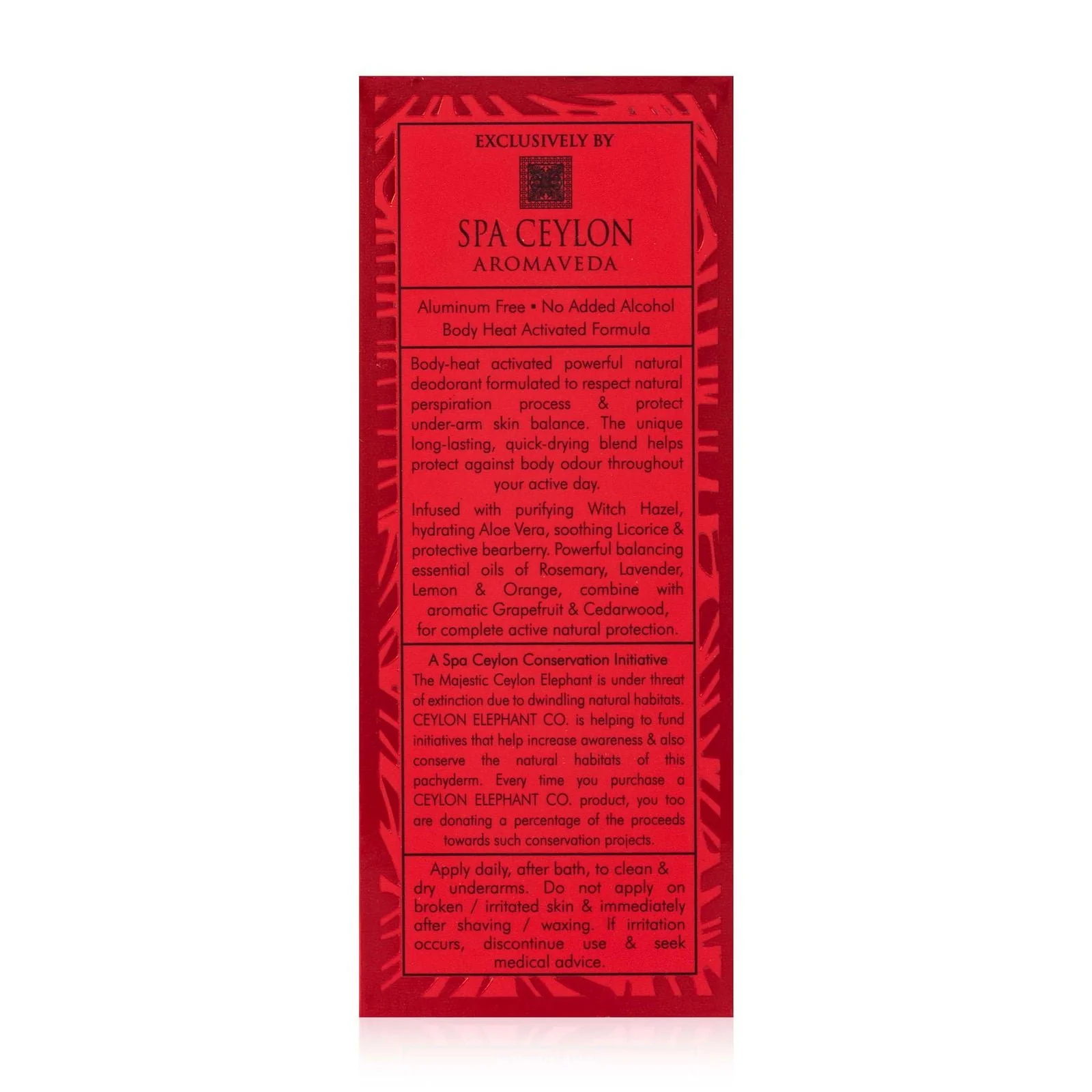 Forest Energy - Ceylon Elephant - Active Natural Deodorant For Men - 60ml - Image 3