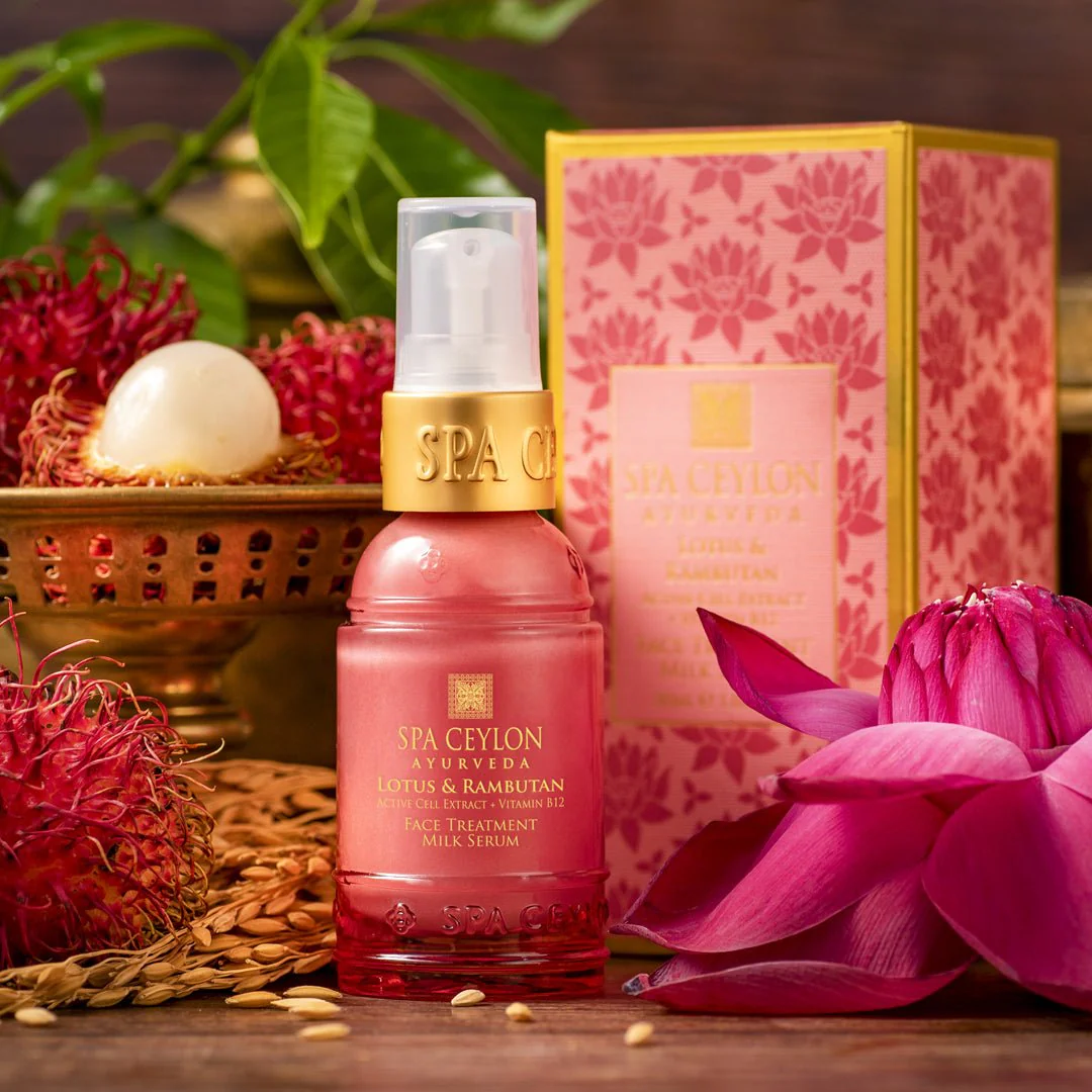 Lotus & Rambutan - Active Cell Extract + Vitamin B12 Face Treatment Milk Serum - 30ml - Image 3