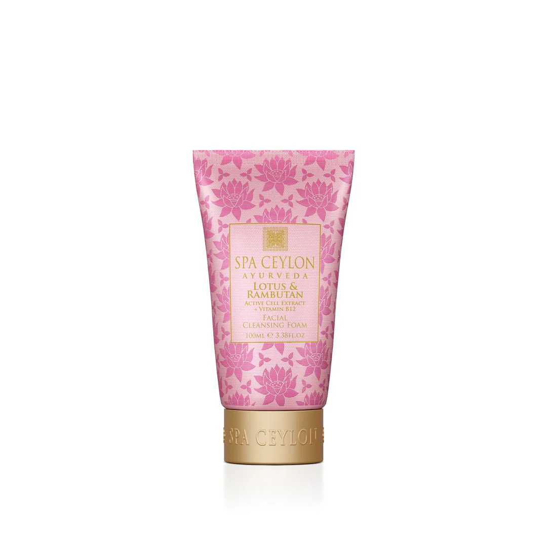 Lotus & Rambutan - Active Cell Extract + Vitamin B12 - Facial Cleansing Foam 100ml