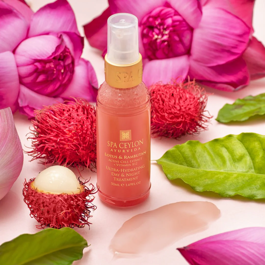 Lotus & Rambutan - Active Cell Extract + Vitamin B12 Ultra-Hydrating Day & Night Treatment 50ml - Image 9
