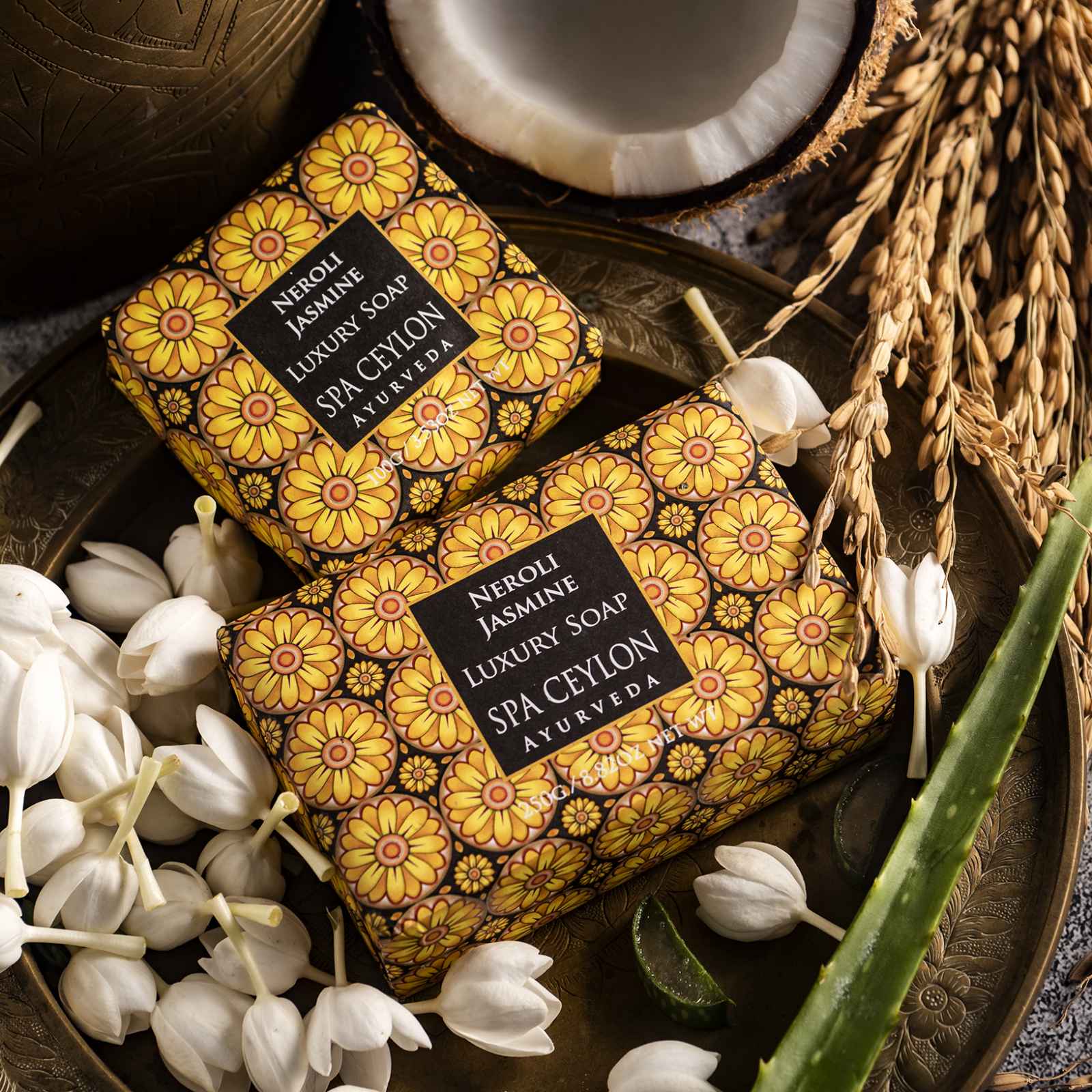 Neroli Jasmine Luxury Soap 250g - Image 3