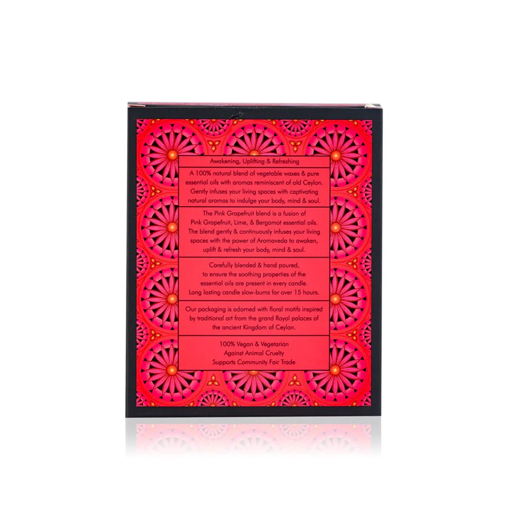 Pink Grapefruit - Natural Candle - 200g - Image 3
