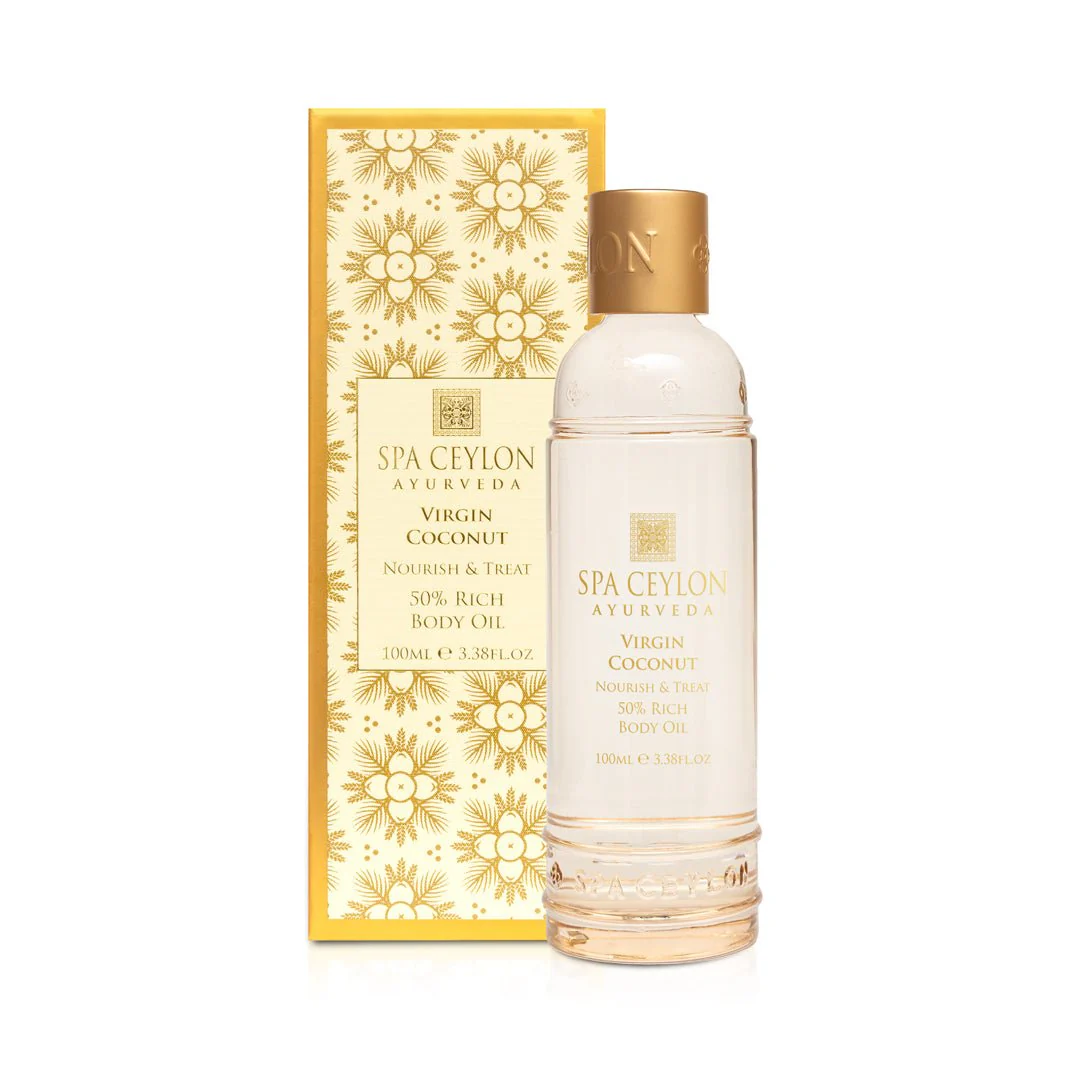 Virgin Coconut - Nourish & Treat - 50% Rich Body Oil 100ml - Image 2
