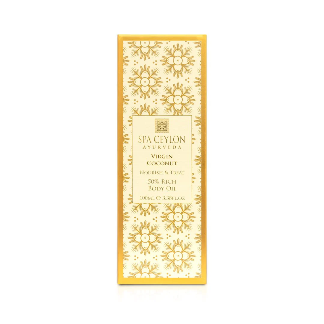 Virgin Coconut - Nourish & Treat - 50% Rich Body Oil 100ml - Image 3