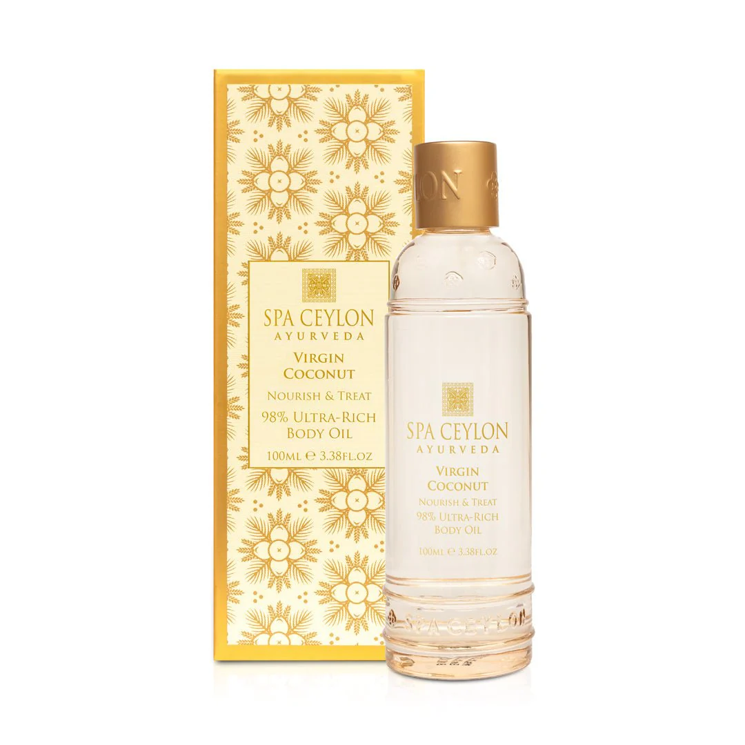 Virgin Coconut - Nourish & Treat - 98% Ultra-Rich Body Oil 100ml - Image 2