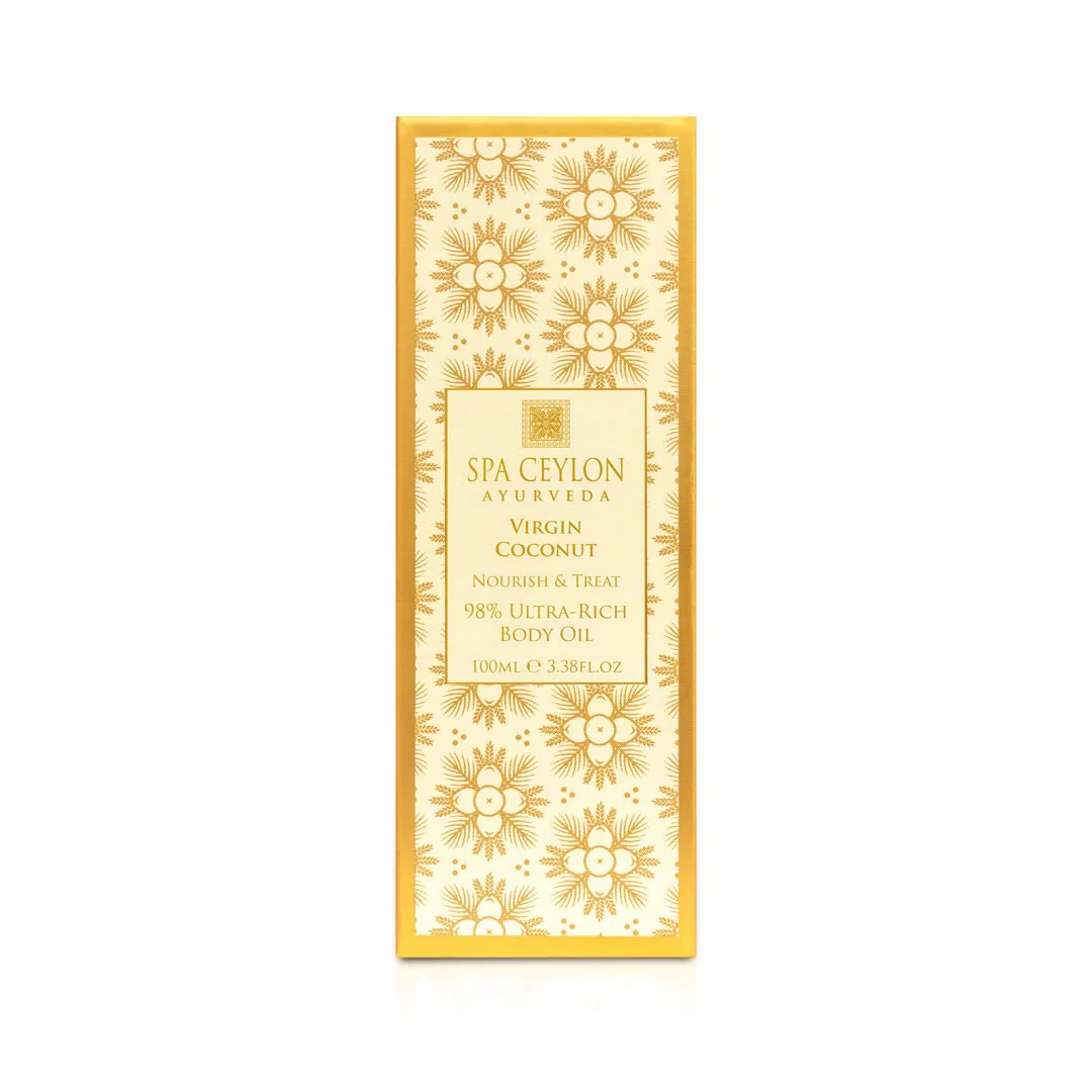 Virgin Coconut - Nourish & Treat - 98% Ultra-Rich Body Oil 100ml - Image 3